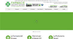 Desktop Screenshot of farmaciaseveri.com