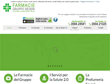 Tablet Screenshot of farmaciaseveri.com